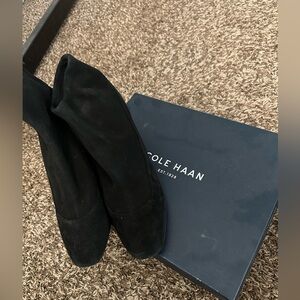 Cole Haan Black Booties